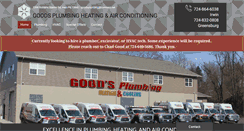 Desktop Screenshot of goodsplumbing.com